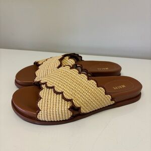 Maeve Anthropologie Scallop Banded Sandals Women’s Size 40